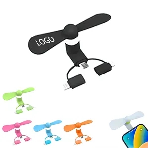 Mini USB Portable Cell Phone Fan & Summer Accessories