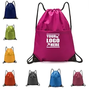 Drawstring Backpack Bag Sport Gym