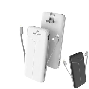 Power bank with charging cable
