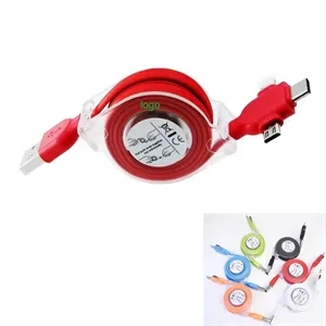6.5Ft Retractable Fast Charger Cord 