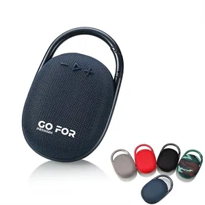 Portable Mini Bluetooth Speaker with Integrated Carabiner