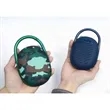 Portable Mini Bluetooth Speaker with Integrated Carabiner | https://www.bestnamebadges.com