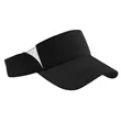 Sport-Tek Dry Zone Colorblock Visor - Dark/All | https://www.bestnamebadges.com