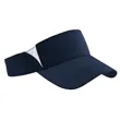 Sport-Tek Dry Zone Colorblock Visor - Dark/All | https://www.bestnamebadges.com