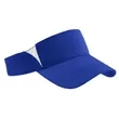 Sport-Tek Dry Zone Colorblock Visor - Dark/All | https://www.bestnamebadges.com