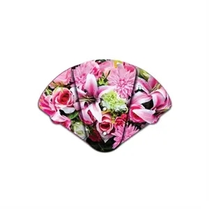 Lily Bouquet Inspirational Expandable Hand Fan | https://www.bestnamebadges.com