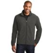 Port Authority Heather Microfleece Full-Zip Jacket | https://www.bestnamebadges.com