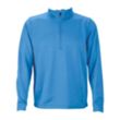 Quarter Zip Brushed Back Micro-Fleece Pullover | https://www.bestnamebadges.com