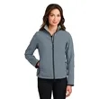 Port Authority Ladies Glacier Soft Shell Jacket - Dark/All | https://www.bestnamebadges.com