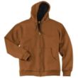 CornerStone Duck Cloth Hooded Work Jacket - Dark/All | https://www.bestnamebadges.com