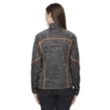 North End Sport Red Ladies Flux Melange Bonded Fleece Jacket | https://www.bestnamebadges.com
