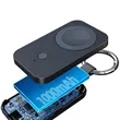 800mAh Portable Watch Wireless Power Bank with Keychain | https://www.bestnamebadges.com