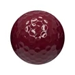 Burgundy Golf Balls | https://www.bestnamebadges.com