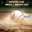 custom Blank Standard Practice Baseball Size 9 Inch | https://www.bestnamebadges.com