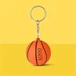 Basketball Stress Reliever Keychains | https://www.bestnamebadges.com