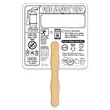 Fire Safety Coloring Hand Fans | https://www.bestnamebadges.com