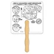 Good Nutrition Coloring Hand Fans | https://www.bestnamebadges.com