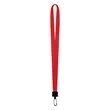 3/4" Full Color Lanyard With Clamshell & Swivel J Hook | https://www.bestnamebadges.com