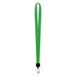3/4" Full Color Lanyard With Clamshell & Swivel J Hook | https://www.bestnamebadges.com