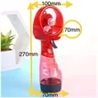Handheld Battery Powered Water Misting Fan | https://www.bestnamebadges.com