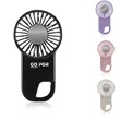 Personal Mini Fan with Carabine | https://www.bestnamebadges.com