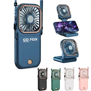 Mini Portable Handheld Rechargeable Hands Free Necklace Fan