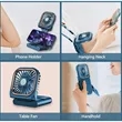 Mini Portable Handheld Rechargeable Hands Free Necklace Fan | https://www.bestnamebadges.com