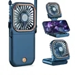 Mini Portable Handheld Rechargeable Hands Free Necklace Fan | https://www.bestnamebadges.com