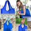 Foldable Large Grocery Reusable Shopping Bags | https://www.bestnamebadges.com