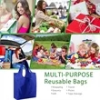 Foldable Large Grocery Reusable Shopping Bags | https://www.bestnamebadges.com