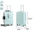 Small Luggage With Cup Holder and Lock | https://www.bestnamebadges.com