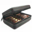 Cow Leather Cigar Holder Humidor Case with Wood Inner | https://www.bestnamebadges.com