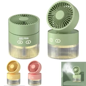 Desktop Mini Humidifier Usb Rechargeable Fan