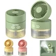 Desktop Mini Humidifier Usb Rechargeable Fan | https://www.bestnamebadges.com