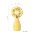 Mini Cartoon Style USB Charging Handheld Fan for Travel | https://www.bestnamebadges.com