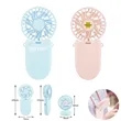 Mini Rechargeable Foldable Hand Held Portable Neck Fan | https://www.bestnamebadges.com