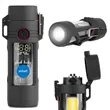 Luminix Oval Flashlight & Plasma Lighter | https://www.bestnamebadges.com