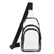 Clear PVC Crossbody Sling Bag | https://www.bestnamebadges.com