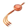 120W/6A Multi Retractable Charging Cable | https://www.bestnamebadges.com