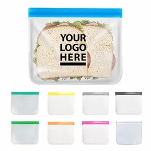 Silicone Reusable Freezer Food Storage Bag for Meat Veggies