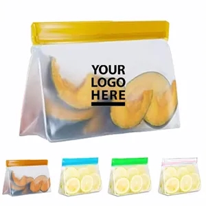 Leakproof Reusable Food Storage Bag for Freezer Stand Up
