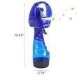 Plastic Spray Water Handheld Battery Powered Misting Fan | https://www.bestnamebadges.com