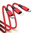 3in1 Nylon Braided Universal USB Cable | https://www.bestnamebadges.com