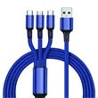 3in1 Nylon Braided Universal USB Cable | https://www.bestnamebadges.com