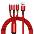 3in1 Nylon Braided Universal USB Cable | https://www.bestnamebadges.com