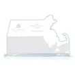 State Map Award -  Massachusetts | https://www.bestnamebadges.com