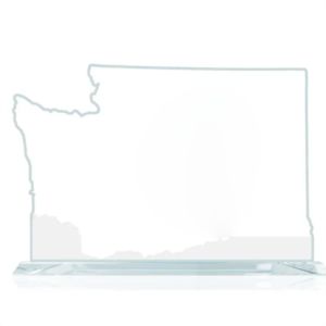 State Map Award -  Washington | https://www.bestnamebadges.com
