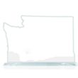State Map Award -  Washington | https://www.bestnamebadges.com