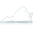 State Map Award -  Virginia | https://www.bestnamebadges.com