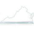 State Map Award -  Virginia | https://www.bestnamebadges.com